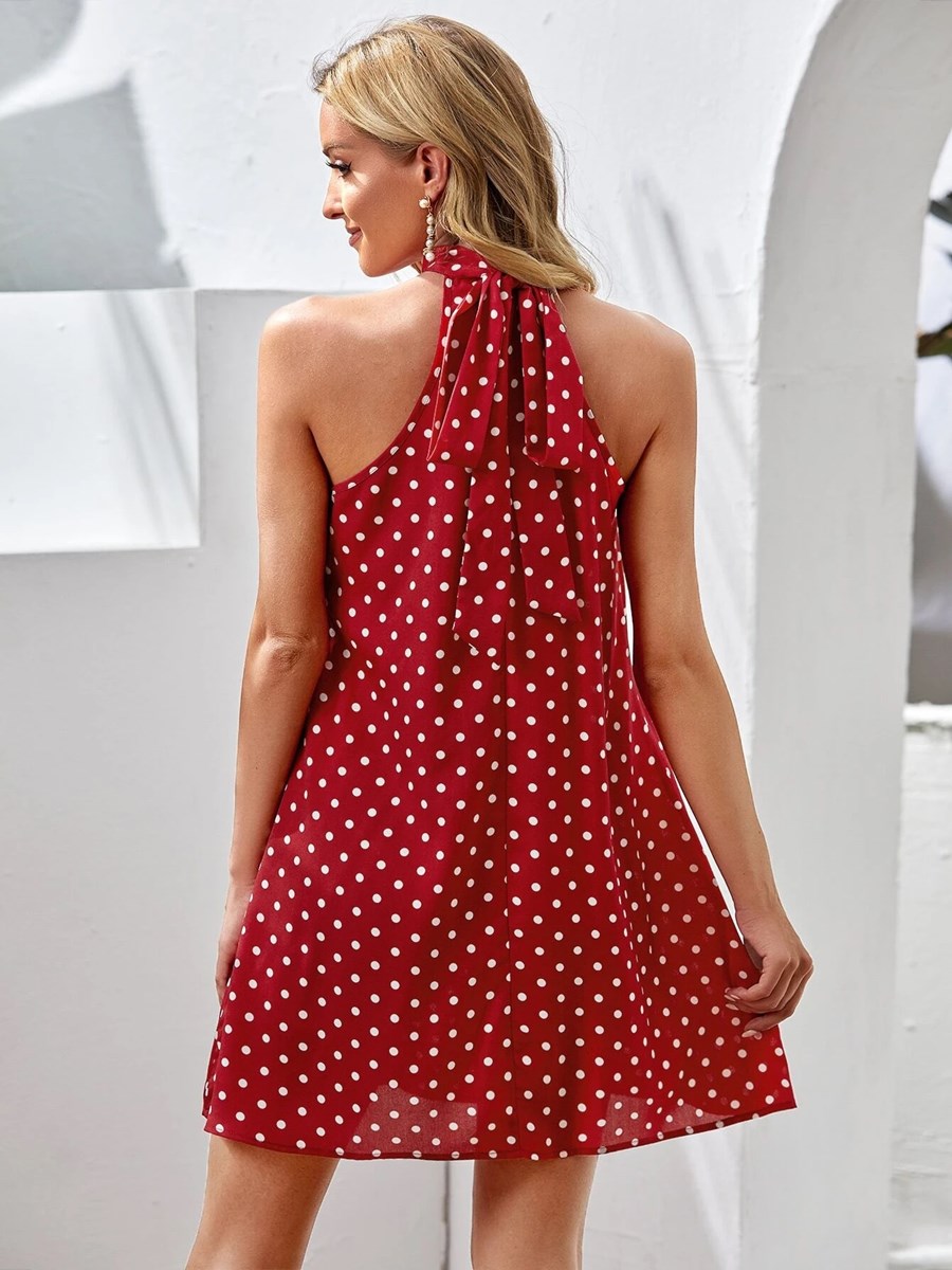 Red Polka dot Dress | Dresses